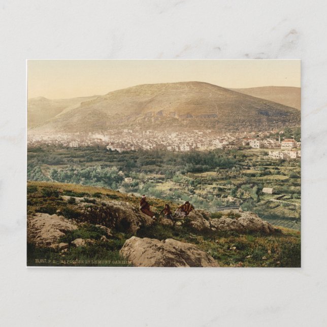 Carte Postale La ville biblique de Shechem (Naplouse) (Devant)