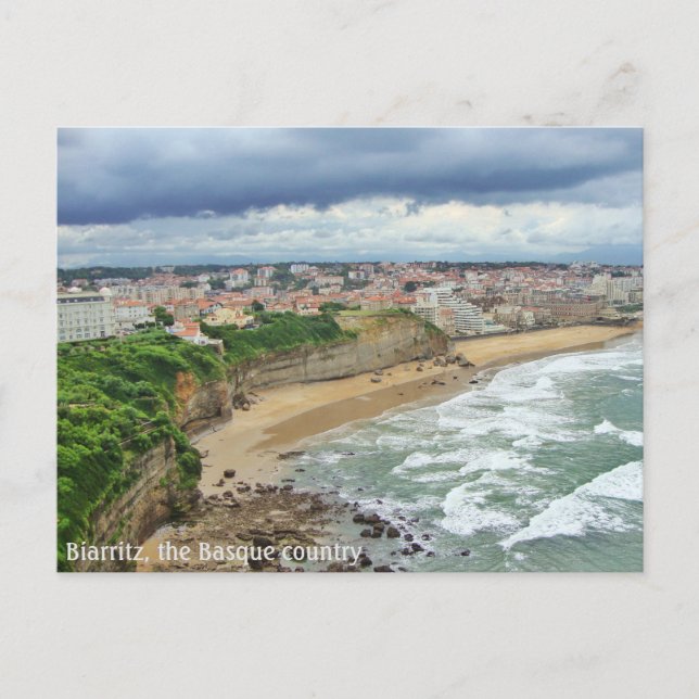 Carte Postale La ville de Biarritz - Une vue panoramique (Devant)