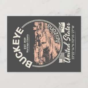 CARTE POSTALE LA VILLE DE BUCKEYE ARIZONA