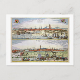 Carte Postale La ville de Dunkerque pendant l'occupation espagno