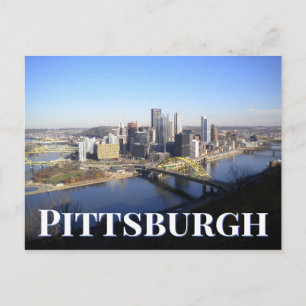 Carte Postale La ville de l'acier Pittsburgh, PA