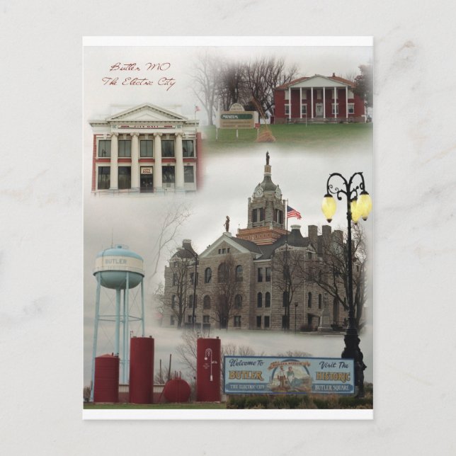 Carte Postale La ville électrique (Devant)