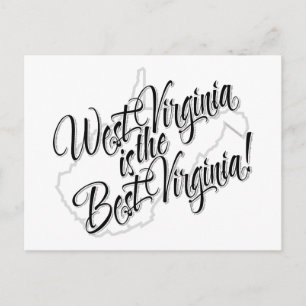Carte Postale La Virginie-Occidentale est la meilleure Virginie