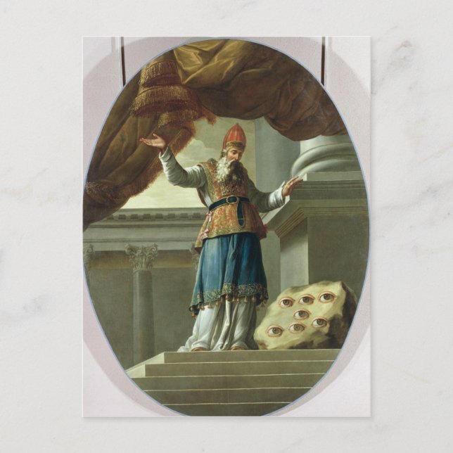 Carte Postale La vision de Zacharie (Devant)