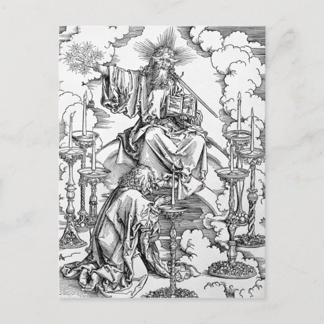 Carte Postale La vision des sept chandeliers (Devant)