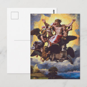 Carte Postale La vision d'Ezekiel   Raphael  