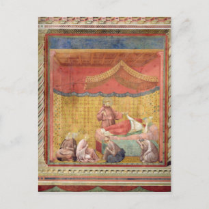 Carte Postale La vision du pape Grégoire IX 1297-99