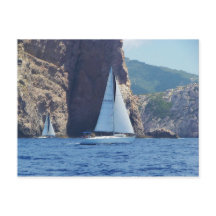 La Voile Le Long De La Côte Sardaigne