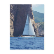 La Voile Le Long De La Côte Sardaigne