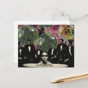 Carte Postale La vue surréaliste de la baignoire des spectateurs