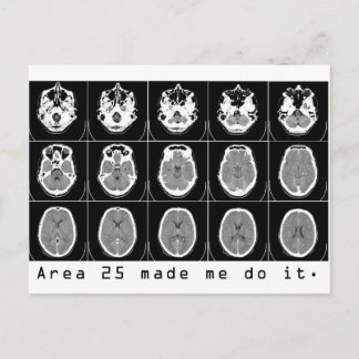 Carte Postale La zone 25 m'a fait le faire.