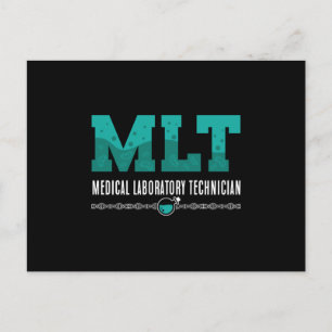 Carte Postale Lab Tech MLT Technicien de laboratoire Médicale Sc