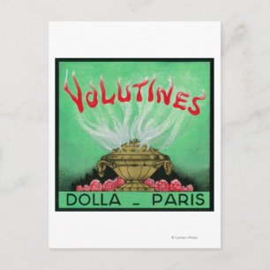 Carte Postale Label de parfum VolutinesParis, France