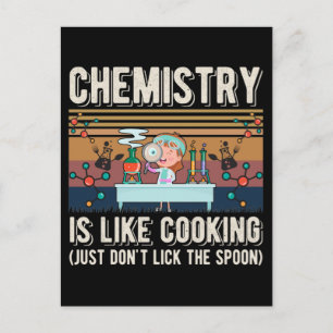 Carte Postale Laboratoire de chimie Humour