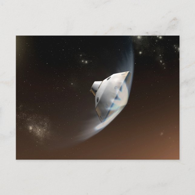 Carte Postale Laboratoire des sciences de Mars - Capsule Aérocoq (Devant)