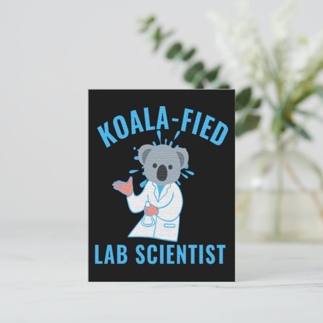 CARTE POSTALE LABORATOIRE KOALA - KOALA LAB TECH (Debout devant)
