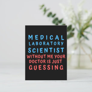 Carte Postale LABORATOIRE SCIENTIFIQUE Médicale SANS MOI VOTRE D