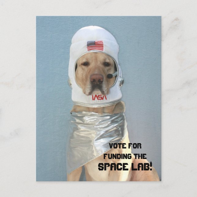 Carte Postale Laboratoire spatial (Devant)