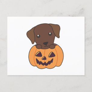 Carte Postale Labrador En Chiens Citrouilles Cutes Happy Hallowe