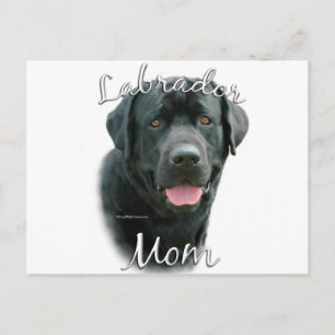 Carte Postale Labrador Retriever (noir) Maman 2
