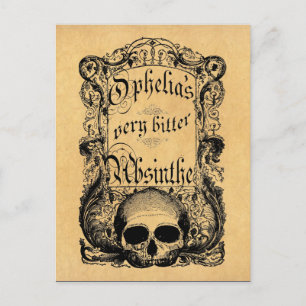 Carte Postale L'absinthe très amère d'Ophélie