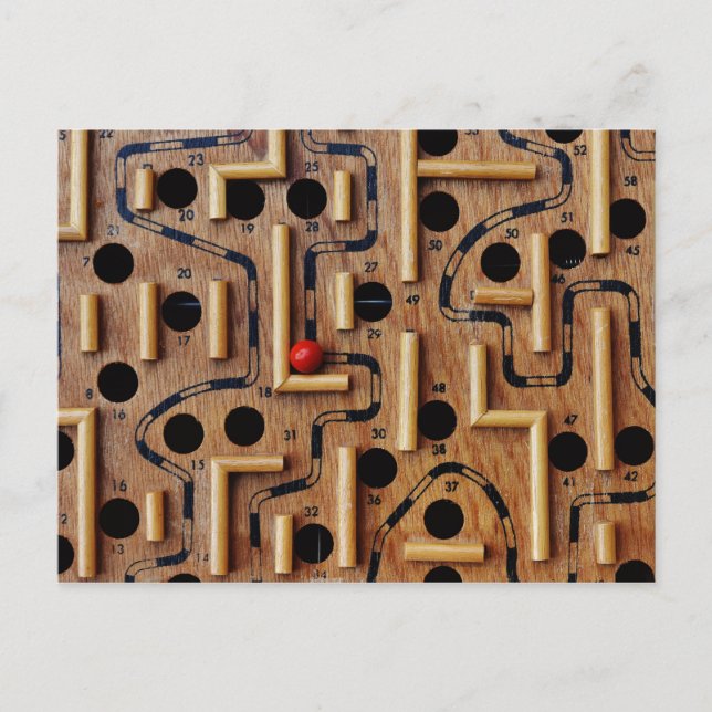 Carte postale Labyrinthe (Devant)