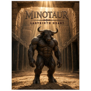 Carte Postale Labyrinthe de Minotaur Cœur Cinéma Sombre