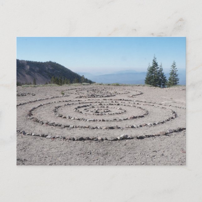 Carte Postale Labyrinthe de Shasta (Devant)