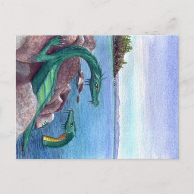 Carte Postale Lac (Devant)