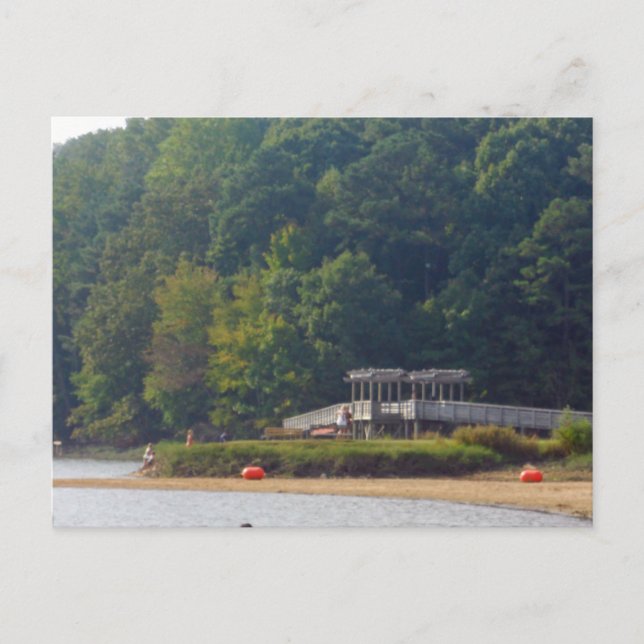 Carte Postale Lac Allatoona, Acworth, Géorgie (Devant)