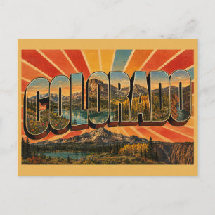 Carte Postale Lac alpin des montagnes Rocheuses du Colorado Art