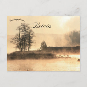 Carte Postale Lac Araisi Lettonie