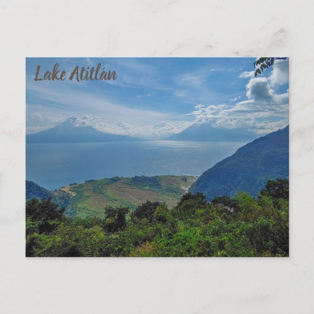 Carte Postale Lac Atitlán, Guatemala (Devant)
