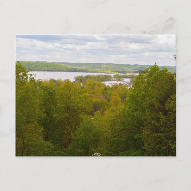 Carte Postale Lac Atwood, Ohio (Devant)
