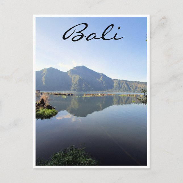 Carte Postale lac batur bali (Devant)
