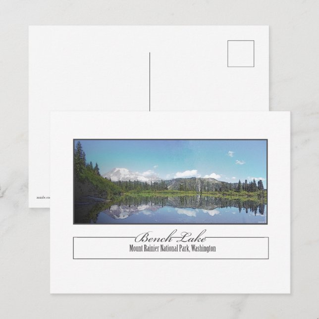 Carte Postale Lac Bench (Devant / Derrière)