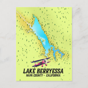 Carte Postale lac Berryessa comté de Napa, Californie