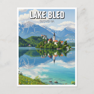 Carte Postale Lac Bled Slovénie