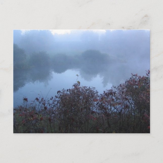 Carte Postale lac brouillard (Devant)