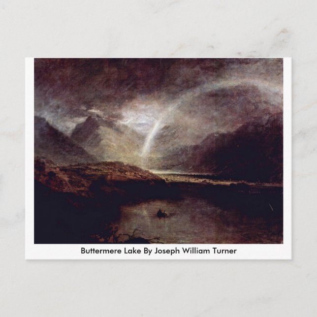 Carte Postale Lac Buttermere Par Joseph William Turner (Devant)