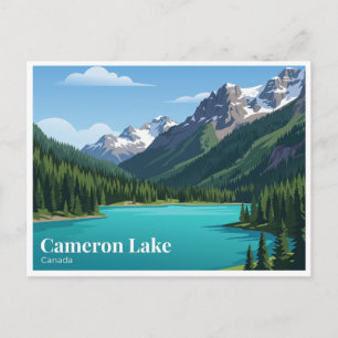 Carte Postale Lac Cameron Parc Waterton Canada