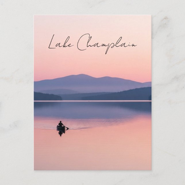 Carte Postale Lac Champlain Vermont Voyage (Devant)