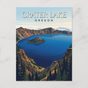 Carte Postale Lac Crater Oregon