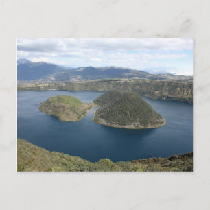 Carte Postale Lac Cuicocha - Un lac de cratère volcanique en Equ