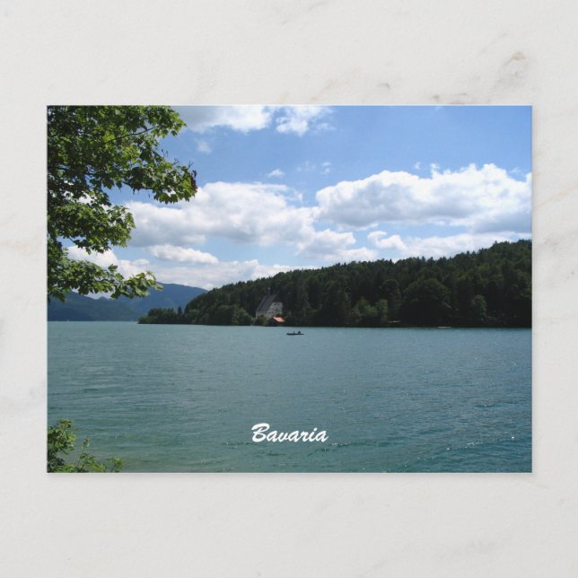 Carte Postale Lac de Bavière Haute (Devant)
