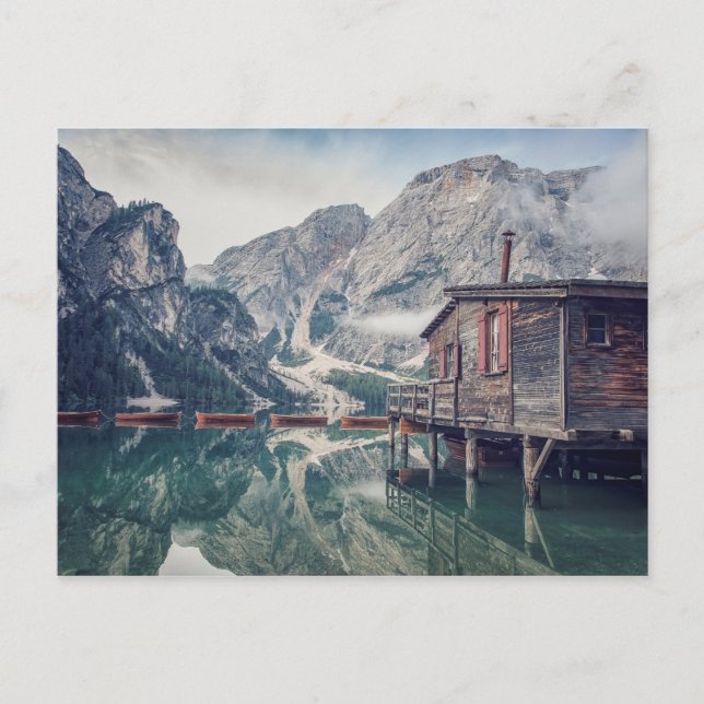 Carte Postale Lac de Braies (Devant)