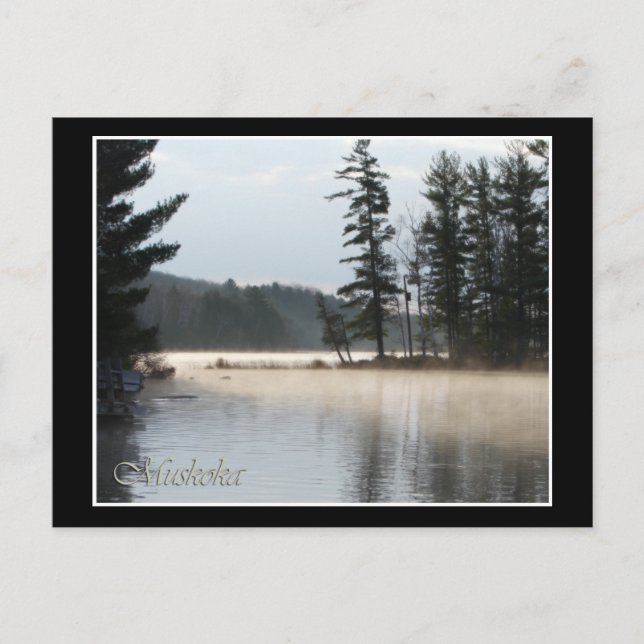 Carte Postale Lac de brouillard (Devant)