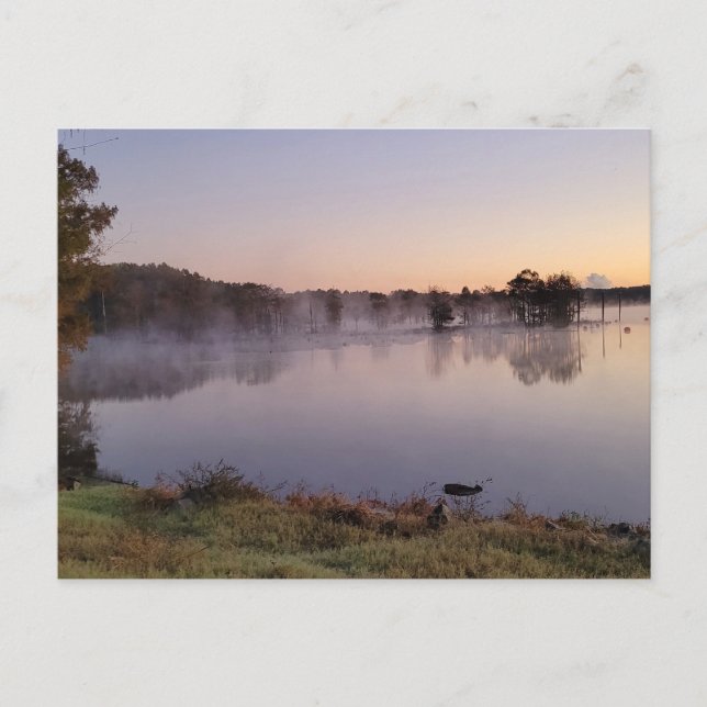 Carte Postale lac de brouillard (Devant)