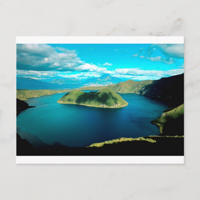 Carte Postale Lac de cratère du volcan Paradise (Devant)