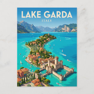 Carte Postale Lac de Garde Italie
